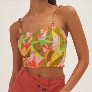 FARM Rio Structured Crop Top size XL